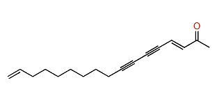 (E)-3,16-Heptadecadiene-5,7-diyn-2-one